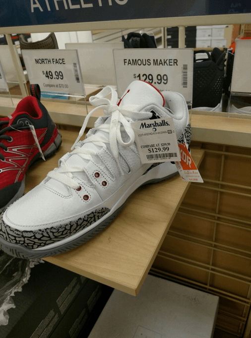 Nike Zoom Vapor "Air Jordan III" at Marshalls Complex